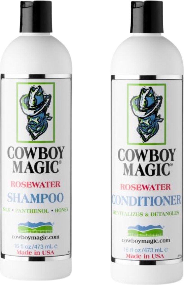 Cowboy Magic Bundel - Rosewater Shampoo en Rosewater Conditioner