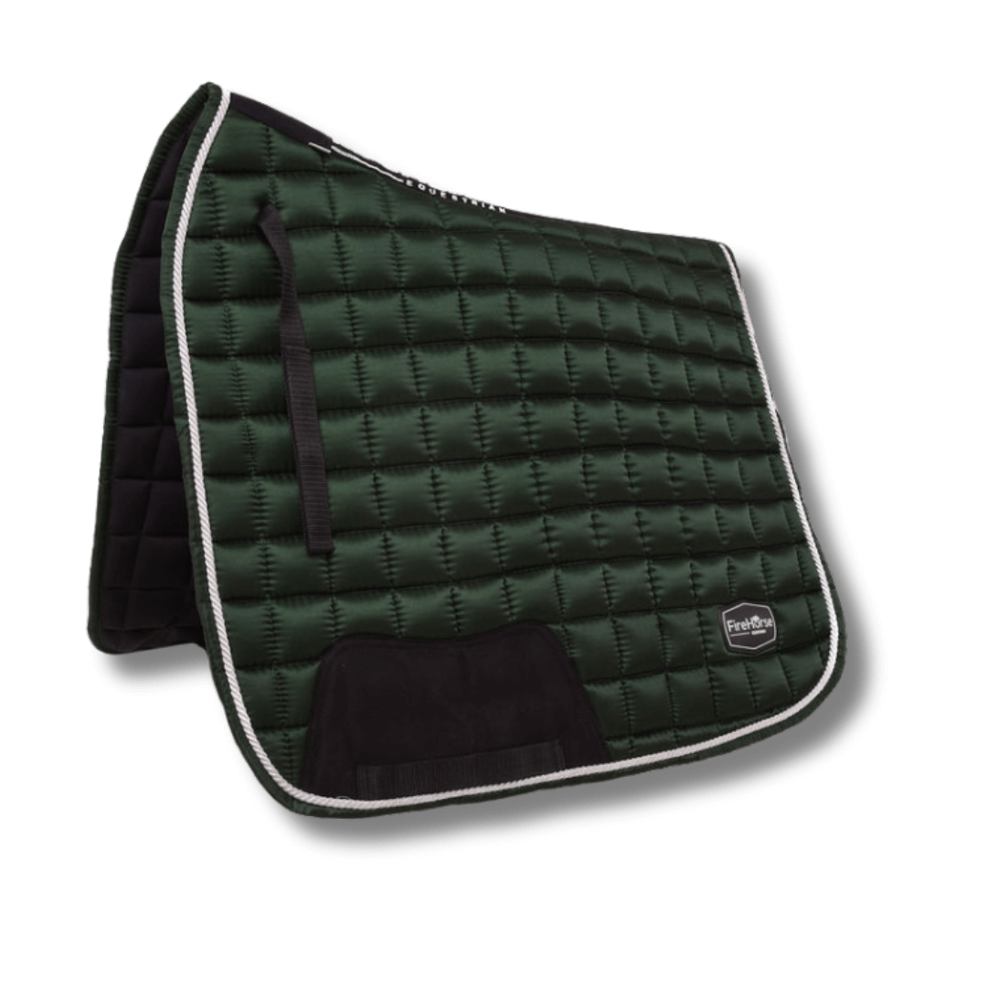 Zadeldekje - Dark Green Satin