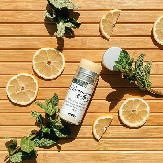 PIPPA Lemongrass & Mint Summer Deodorant Stick