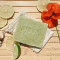 pippa paardenshampoo poppy seed lime shampoo bar met waszakje