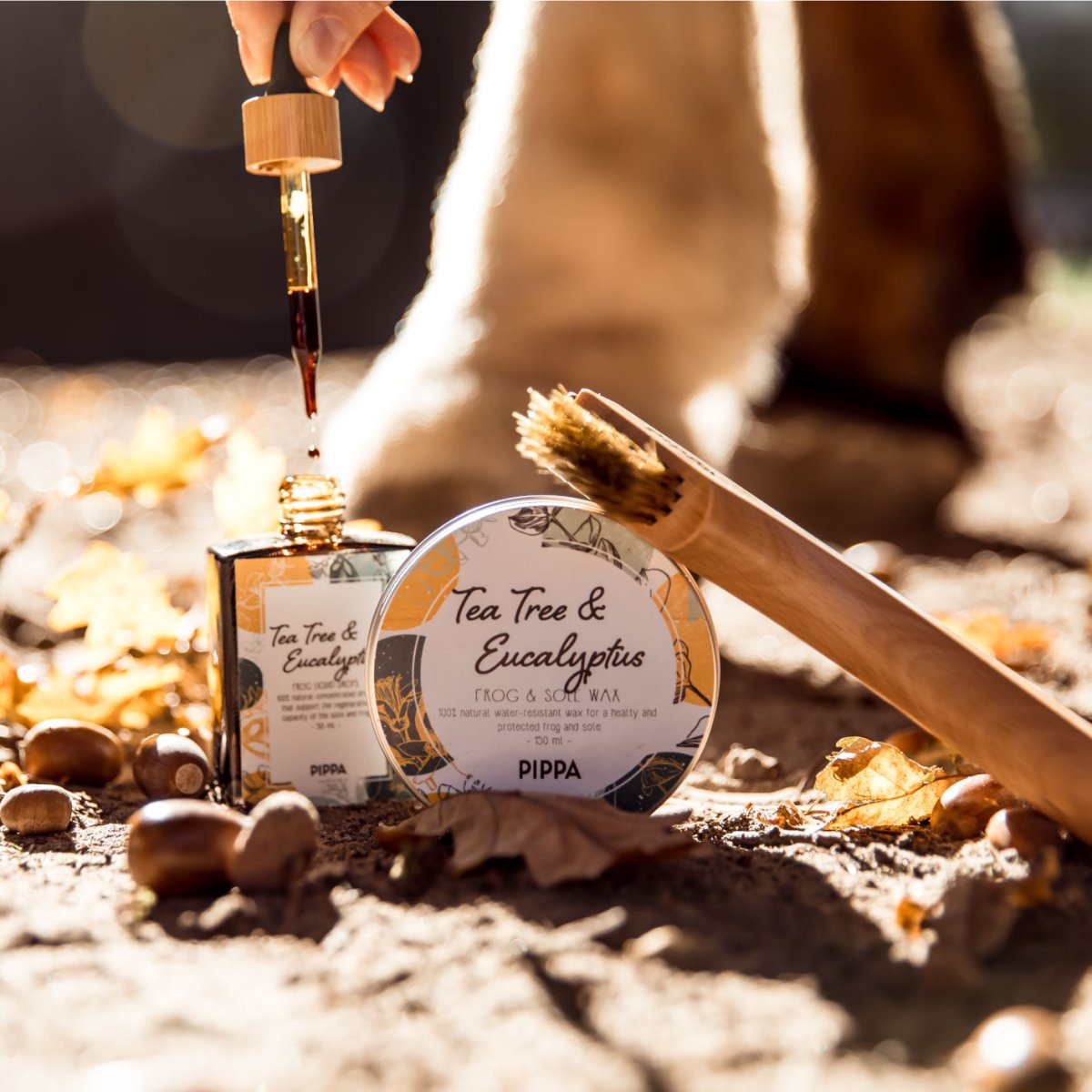 PIPPA Tea Tree & Eucalyptus Straal en Zool Wax