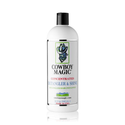 Cowboy Magic Detangler & Shine – anti-klit gel voor manen, staart en vacht (paard & hond)